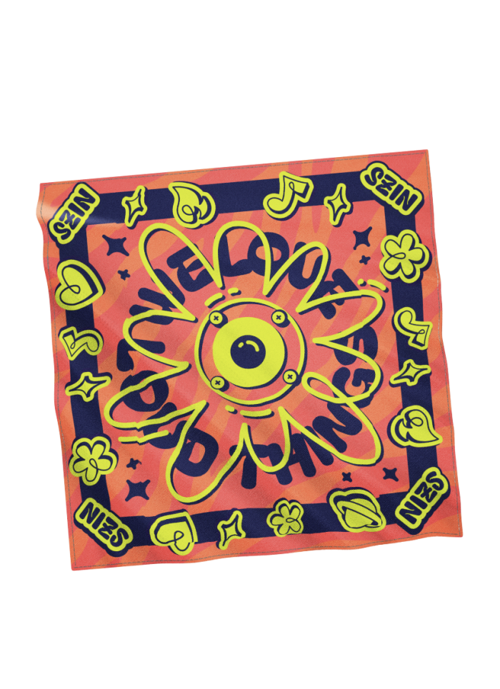 BANDANA ORANGE kendő